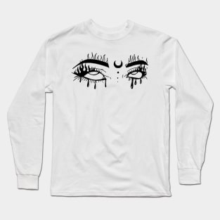 witch’s eyes sticker Long Sleeve T-Shirt